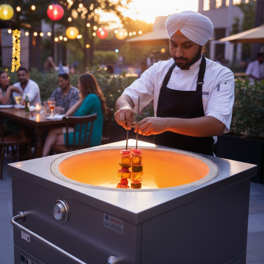 AS05 - Round- Tandoor Skewers - 36" - Image 4