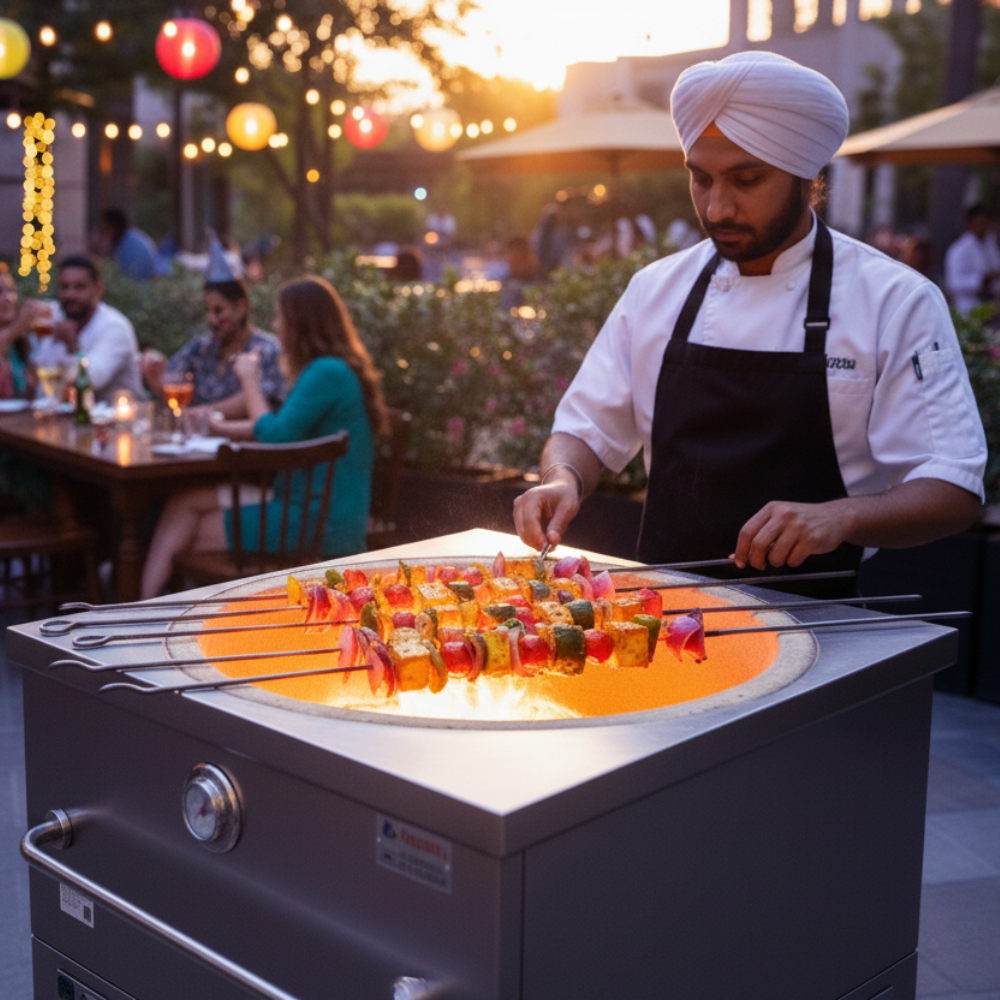 AS05 - Round- Tandoor Skewers - 36" - Image 3