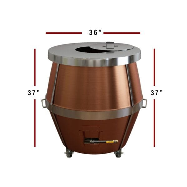 A06 36 x 36 Afghan Clay Tandoor Measurement Image