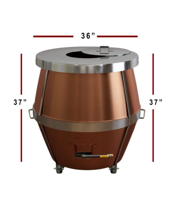 A06 36 x 36 Afghan Clay Tandoor Measurement Image