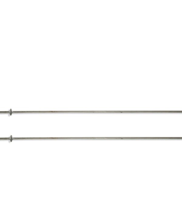 Tandoor Skewers AS04 – Square Flat Metal Grilling Rods Set of 10
