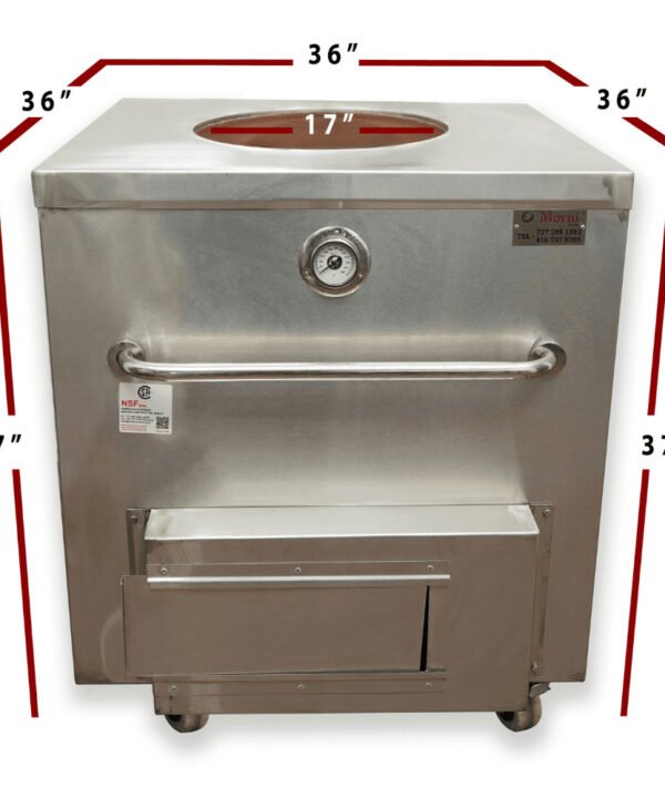 Middle Eastern Tandoor Oven CH06 – Full Dimensions 36x36x37 inches