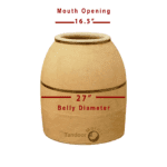 CU04 34 x 34 Authentic Wood Clay Oven Clay Pot Image
