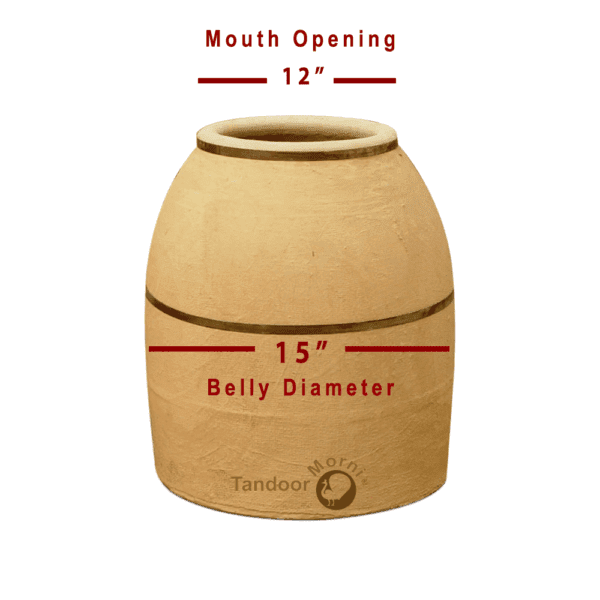 R28 20 x 28 Round Domestic Tandoori Oven Clay Pot Image
