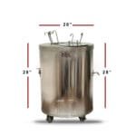 Wood Fired Tandoor Oven R28 – Full Dimensions 20x20x28 inches