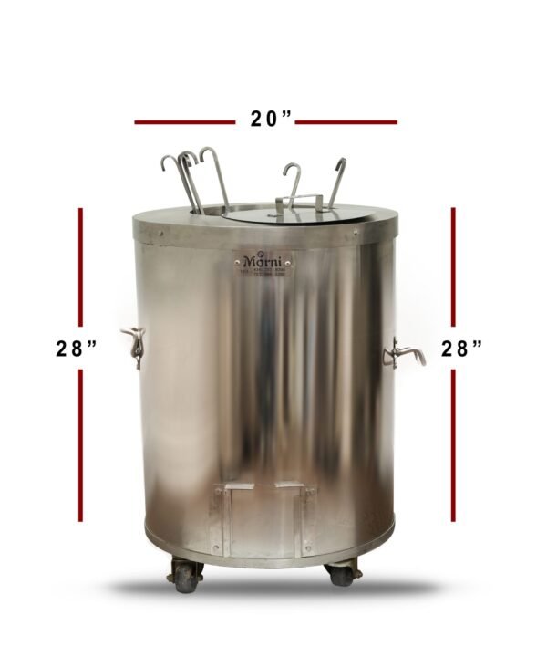 R28 20 x 28 Round Domestic Tandoori Oven Measurement Image