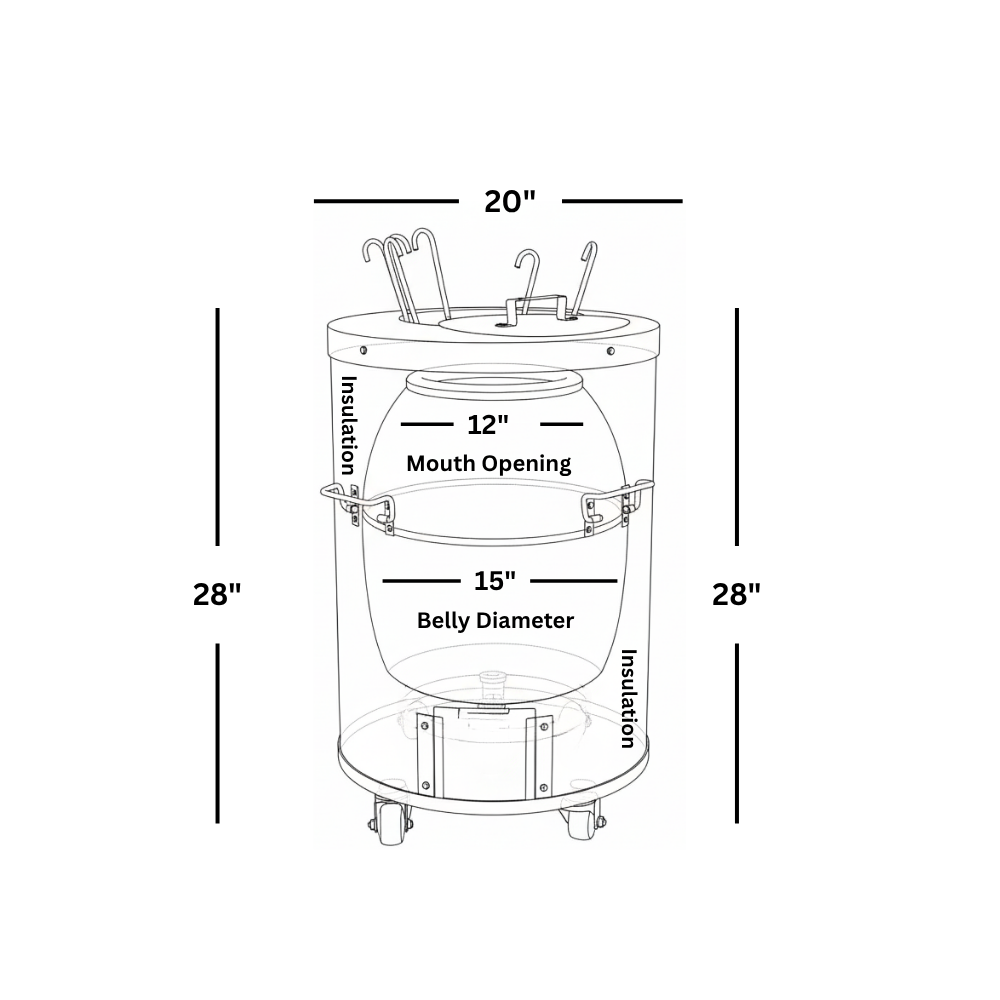 R28 - 20" x 28" Domestic Tandoor Oven - Image 3