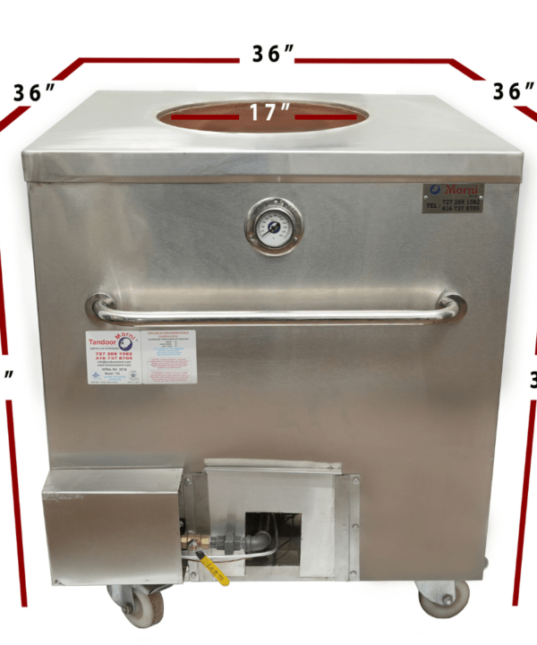 Punjabi Tandoor Oven T06 – Full Dimensions 36x36x37 inches