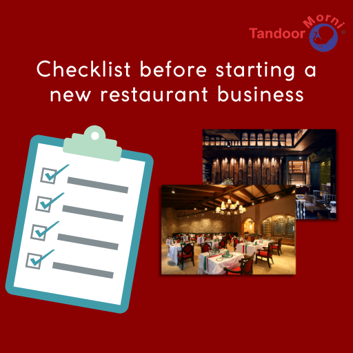 Checklist before starting a new restaurant business