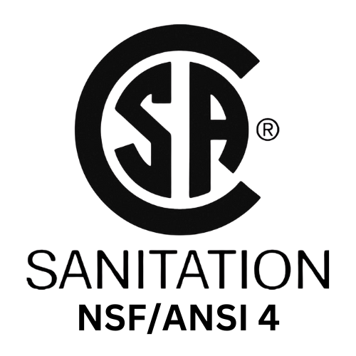 CSA Sanitation logo with NSF/ANSI 4 below sanitation for About us Page