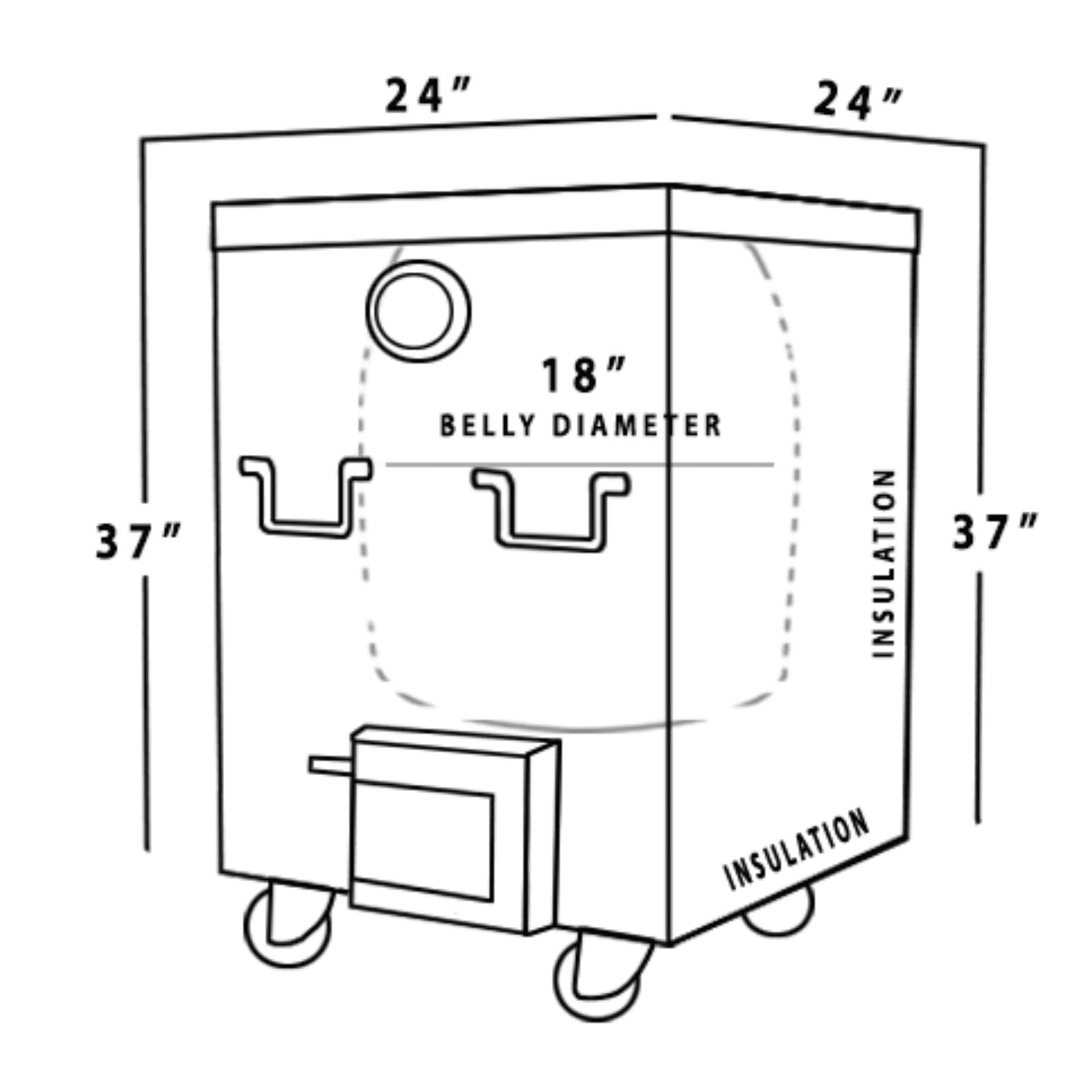 CS02 - 24″ x 24″ Food Truck Oven - Image 3