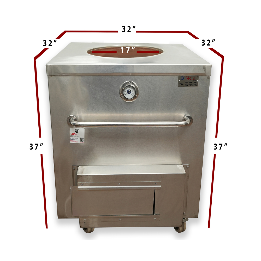 CH02 32″ x 32″ Restaurant Commercial Tandoor Oven Measurement Image