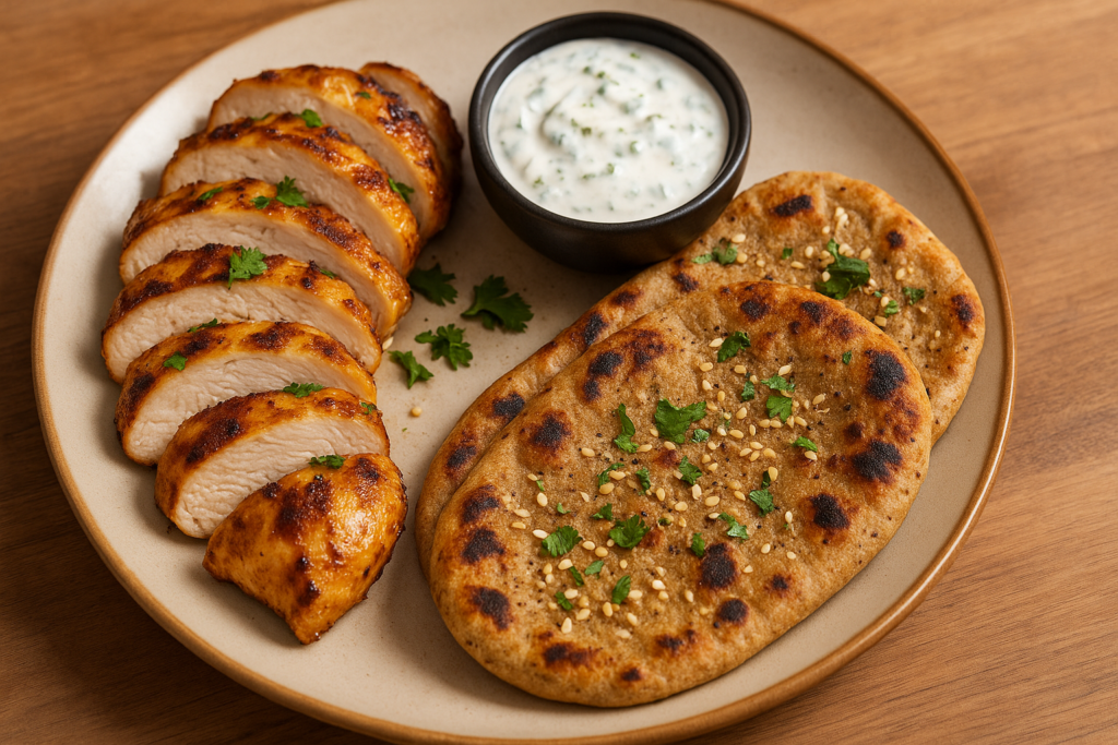 chicken-breast-recipes-with-multigrain-naan