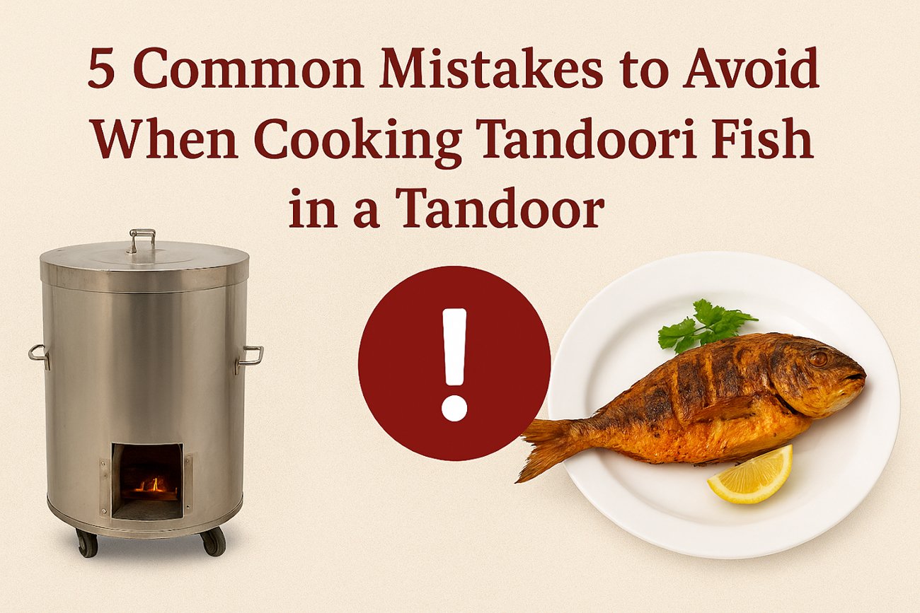 cooking fish in tandoor