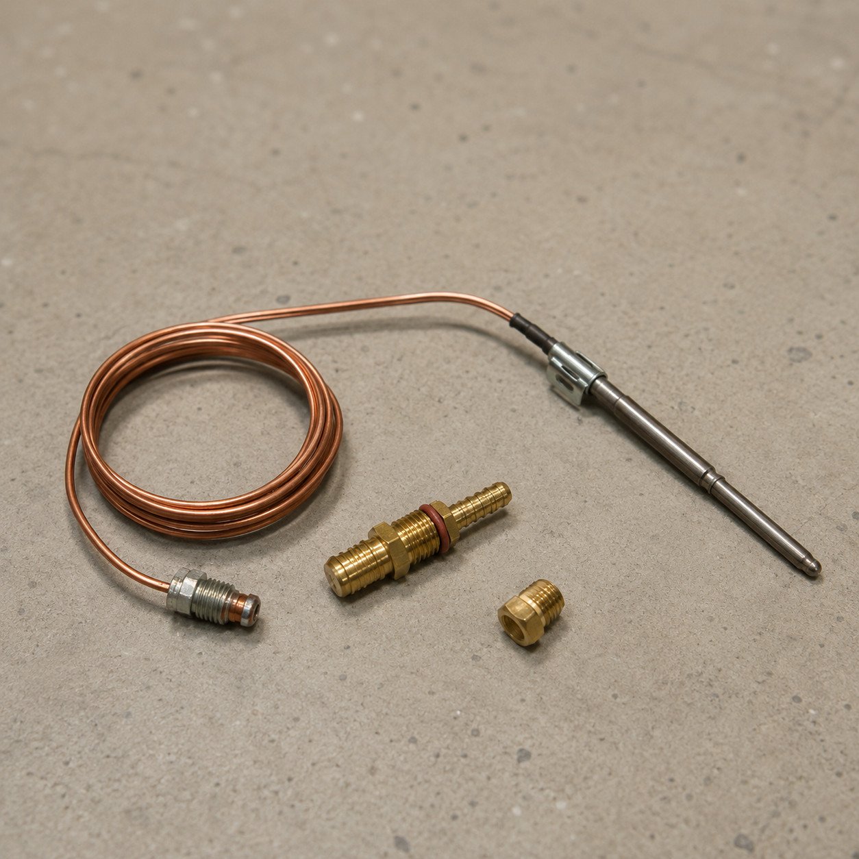 Tandoor Oven Thermocouple AS12, the replacement thermocouple for a gas-fired stainless steel tandoor oven