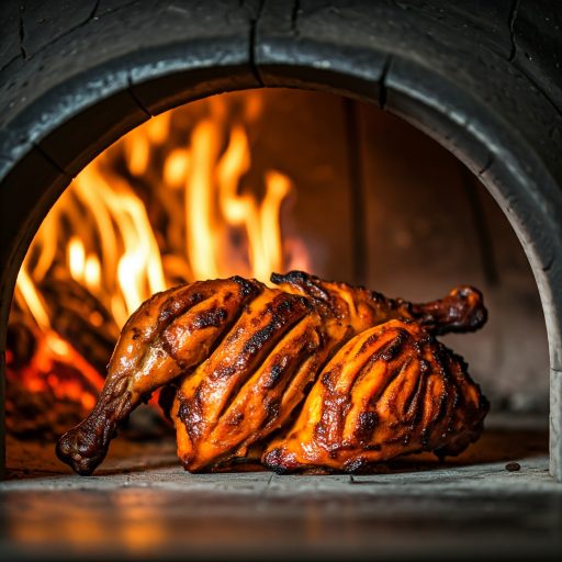 How to cook tandoori chicken in a clay oven